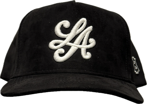 LA Script - Black Suede