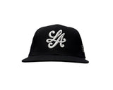 LA Script Snapback - Black