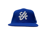 LA Script Snapback - Blue