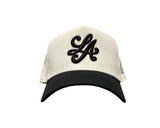 LA Script A Frame - Two Tone Black