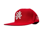 LA Script Snapback - Red