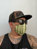 Green/Tan Face Mask