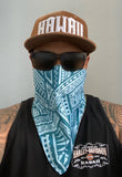 Light Blue/White Face Wrap