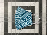 Light Blue/White Face Mask