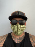 Green/Tan Face Mask