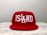 ISLAND Red Snapback
