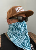 Light Blue/White Face Wrap