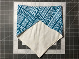 Light Blue/White Face Wrap