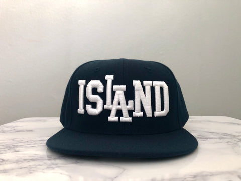 ISLAND Navy Blue Snapback
