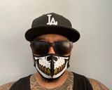 Light Weight Skull Mask (Gold Grill)